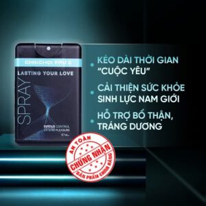 Xịt kéo dài thời gian quan hệ chống xuất tinh sớm cho nam giới Chikchoi Pau's 15ml