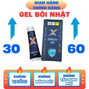 Kem Vip Nhật X-Cream hỗ trợ tăng cường sinh lý phái mạnh