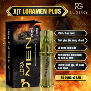 Chai Xịt Lora Men Plus Chống Xuất Tinh Sớm Chính Hãng