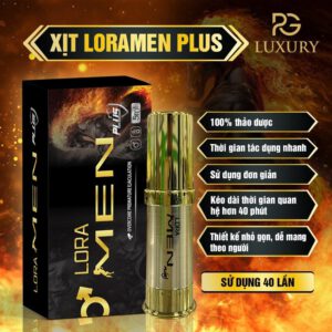 Lora Men Plus – Chai Xịt Kéo Dài Quan Hệ Nam Giới